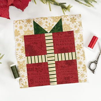 How to Make the Gift Block Featured in the A Gift For You Quilt and Table Runner
