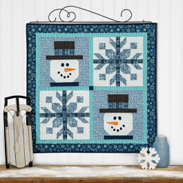 Pieceful Patchwork Wall Hanging - January