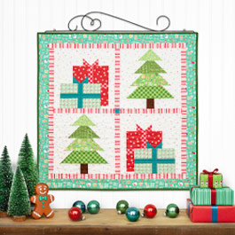 Pieceful Patchwork Wall Hanging - December