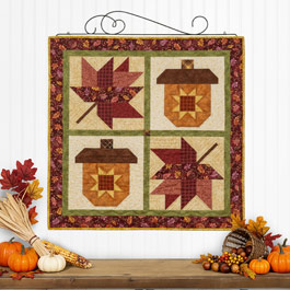 Pieceful Patchwork Wall Hanging - November