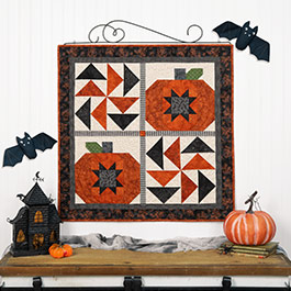 Pieceful Patchwork Wall Hanging - October
