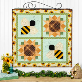 Pieceful Patchwork Wall Hanging - August