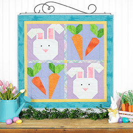 Pieceful Patchwork Wall Hanging - April