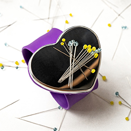 Magnetic Pincushion Slap Band by The Gypsy Quilter | Notion