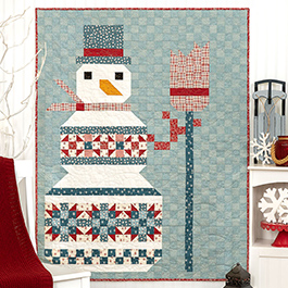 How To Make A Patchwork Snowman Using Fusible Grid