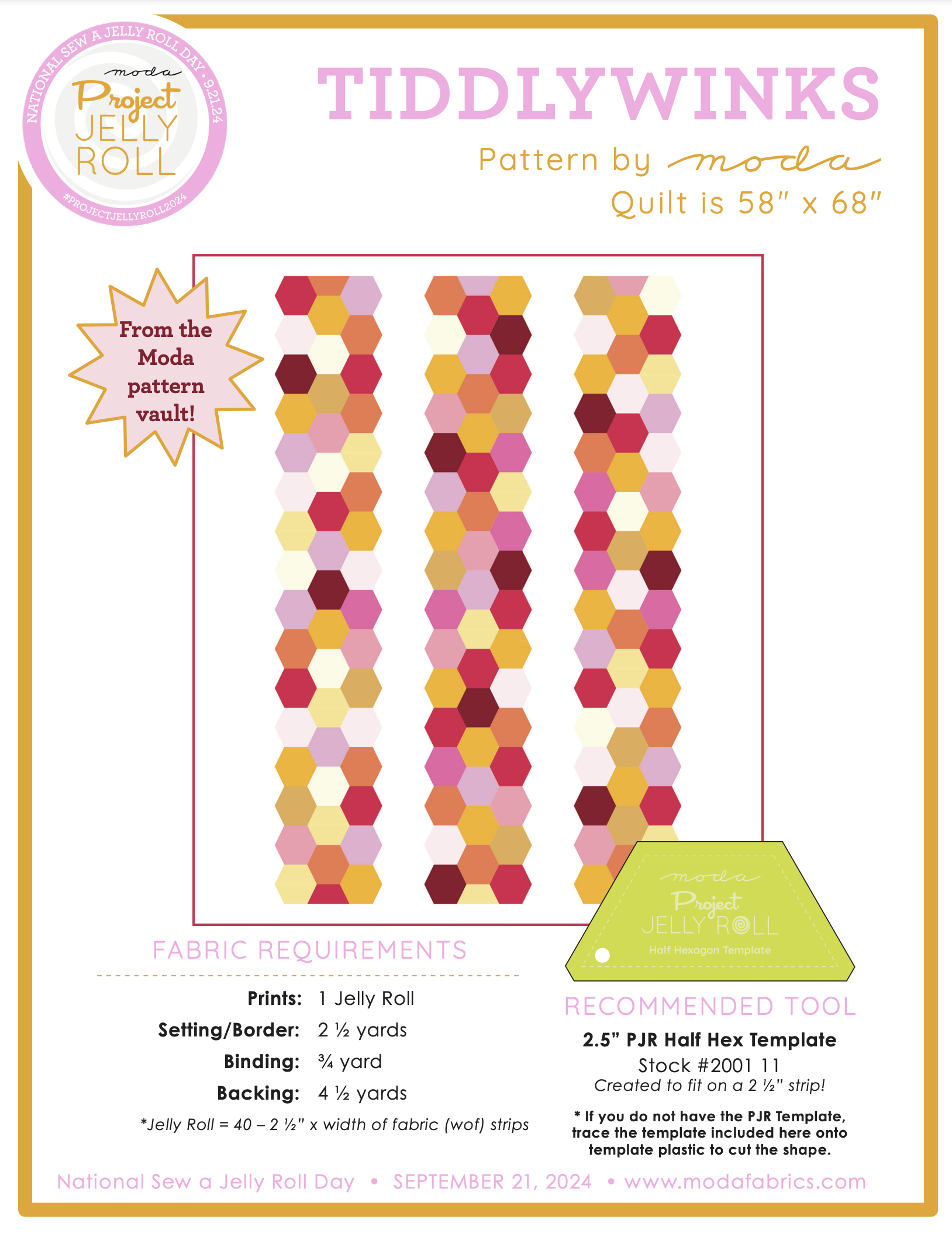 Project Jelly Roll 2024: Tiddlywinks Quilt 