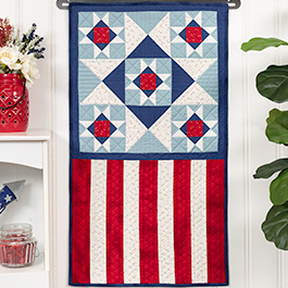 How to Make the Patriot Dreams Door Banner by Riley Blake Designs