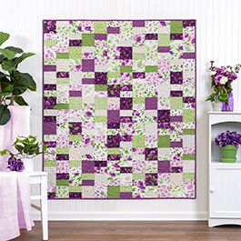 Make a classic Houndstooth quilt pattern with free video tutorial