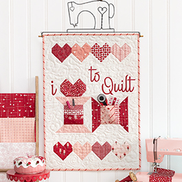 How to Make the I Love to Quilt Wall Hanging