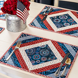 How to Make June Tailor's Quilt As You Go Casablanca Placemats