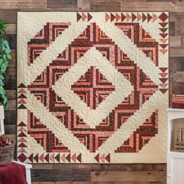 How to Make the Log Cabin Bouquet Quilt