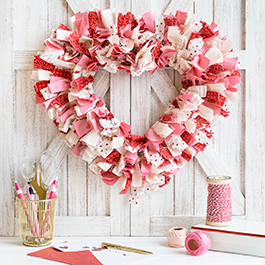How to Make the Blushing Heart Wreath