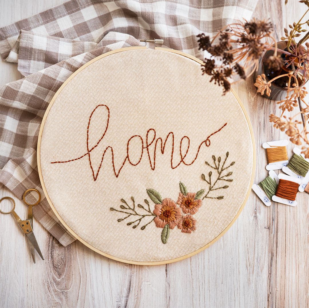 Hand Embroidery Design Series - Home