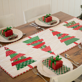 How To Make a Crazy Christmas Trees Table Runner