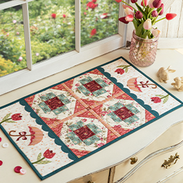 Pint Size Table Runner Series - April
