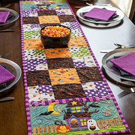 Easy Pieced Table Runner Series | October