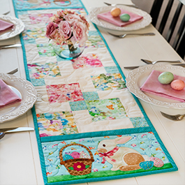 Easy Pieced Table Runner Series | April 