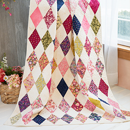 How to Make the One-Derful 60 Degree Diamond Quilt