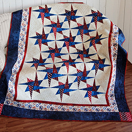 How to Make the Patriotic Starry Path Quilt
