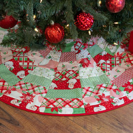 How to Make June Tailor’s Quilt As You Go Tree Skirt