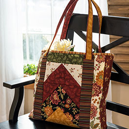 Quilt As You Go White Zipper Zippity Do Done Emily Tote | June Tailor  #JT-1887