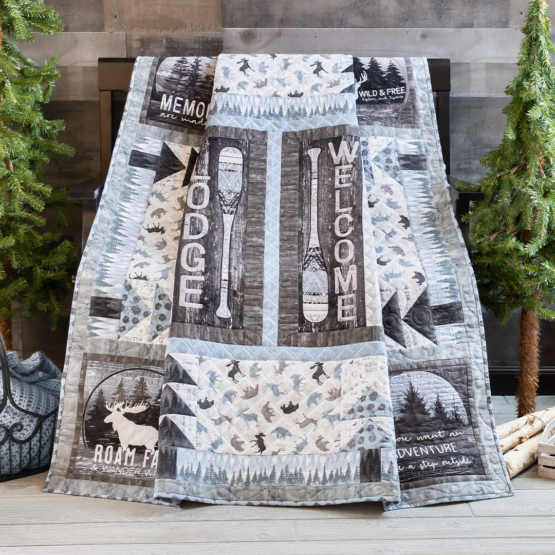 Wild Woods Lodge Quilt Kit