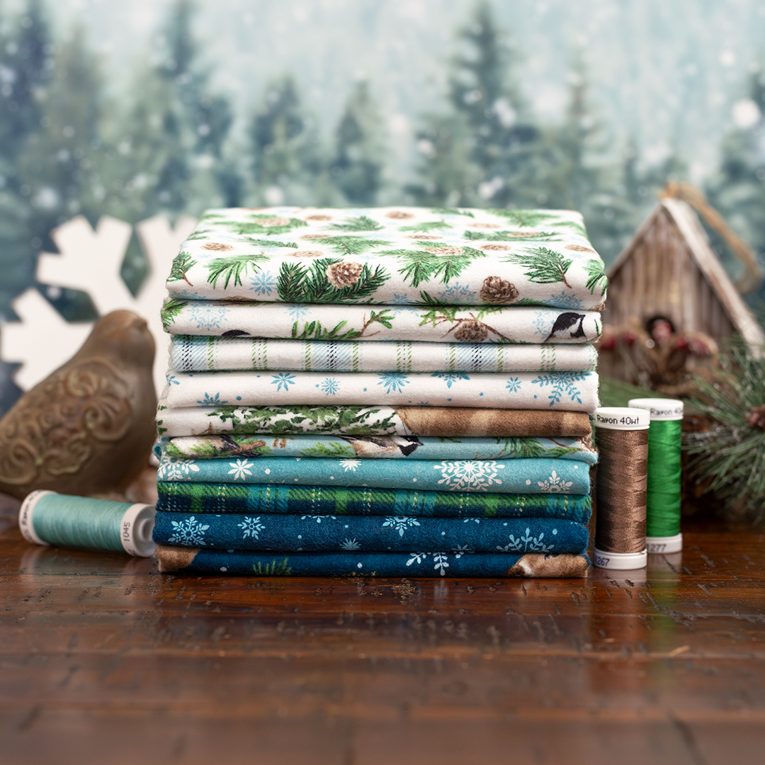 Woodland Woolies Flannel by Deborah Edwards for Northcott Fabrics