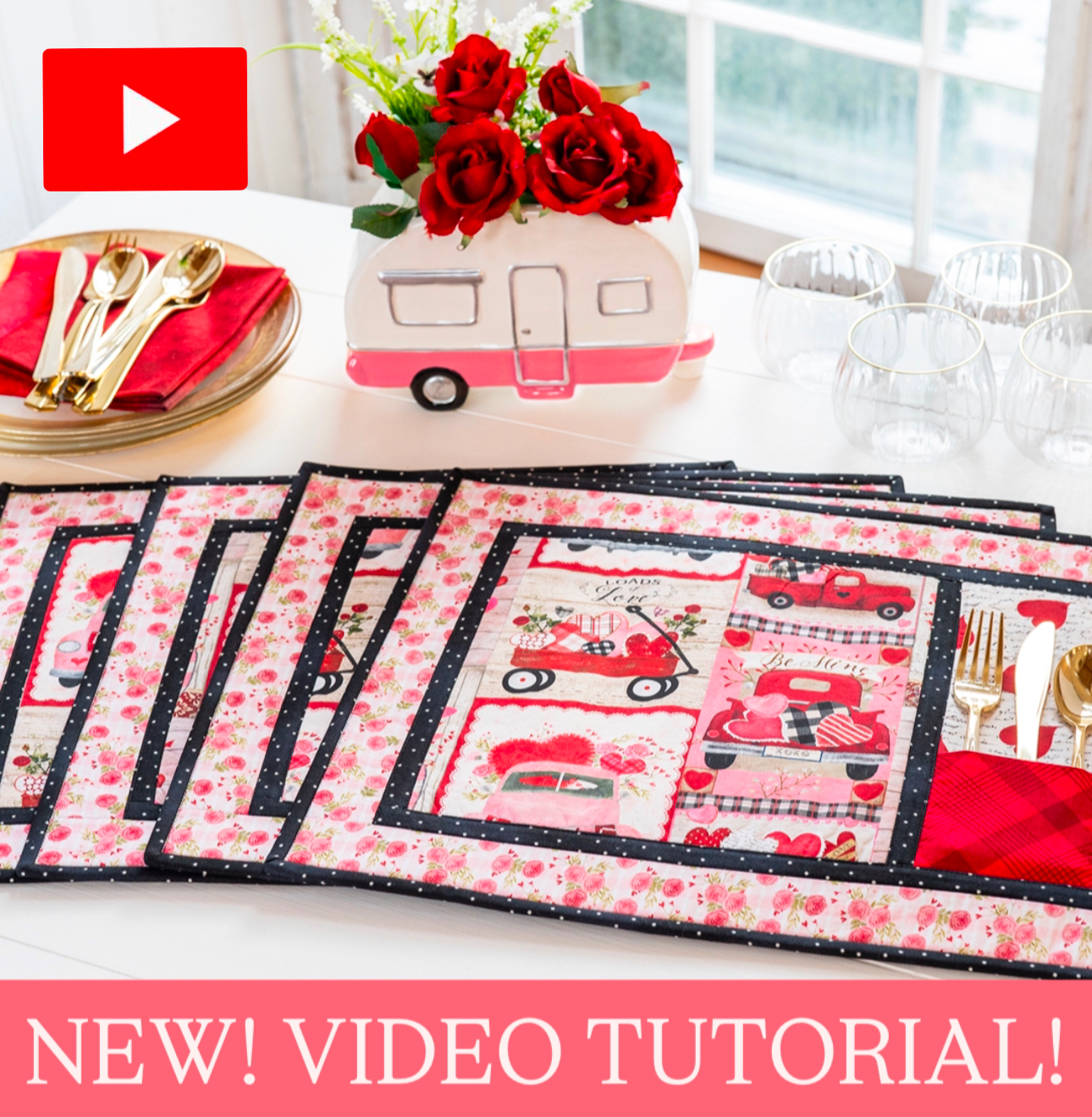 How to Make Quick and Easy Placemats - Tutorial