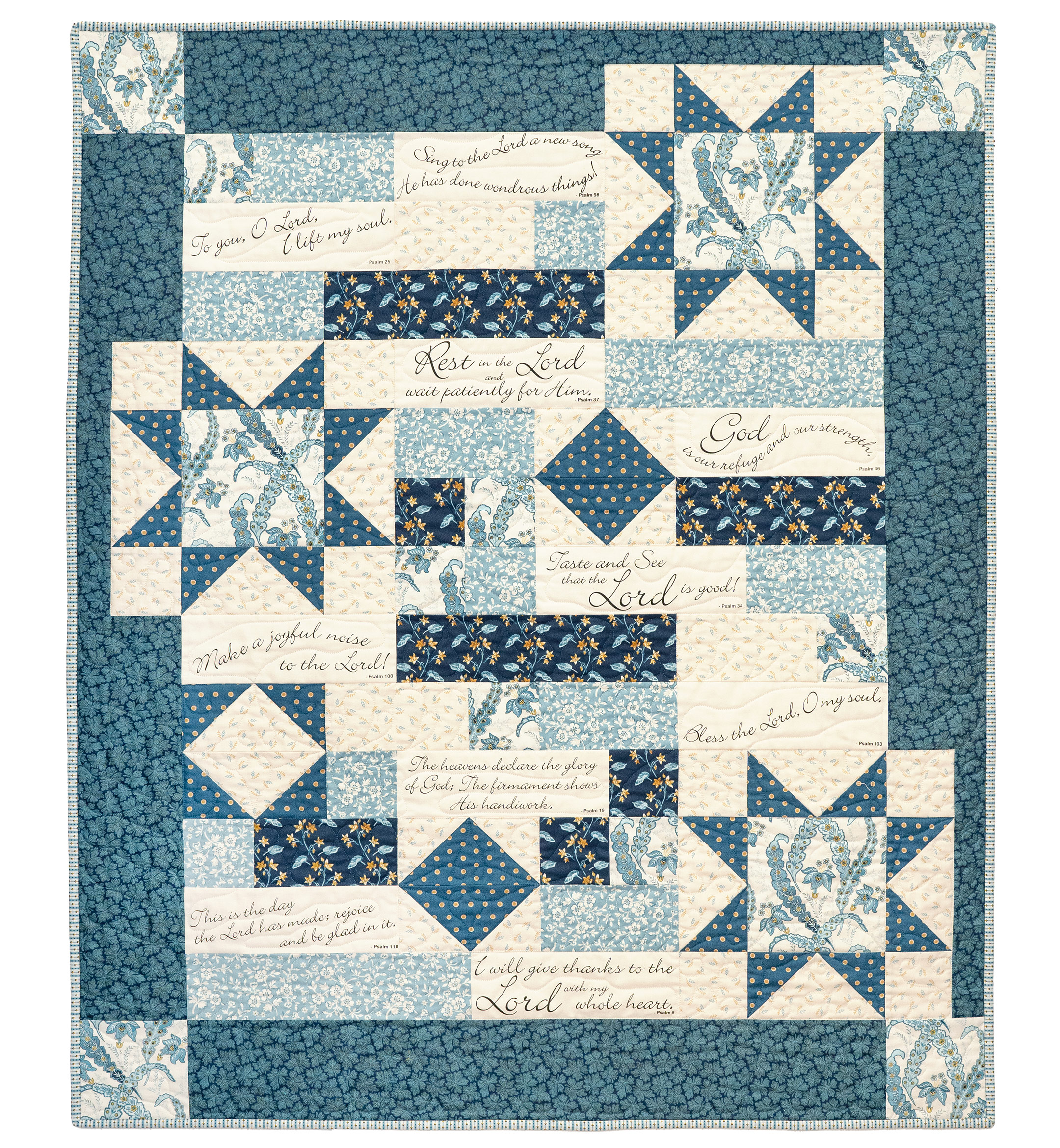 Comfort of Psalms Quilt Kit - Beach House