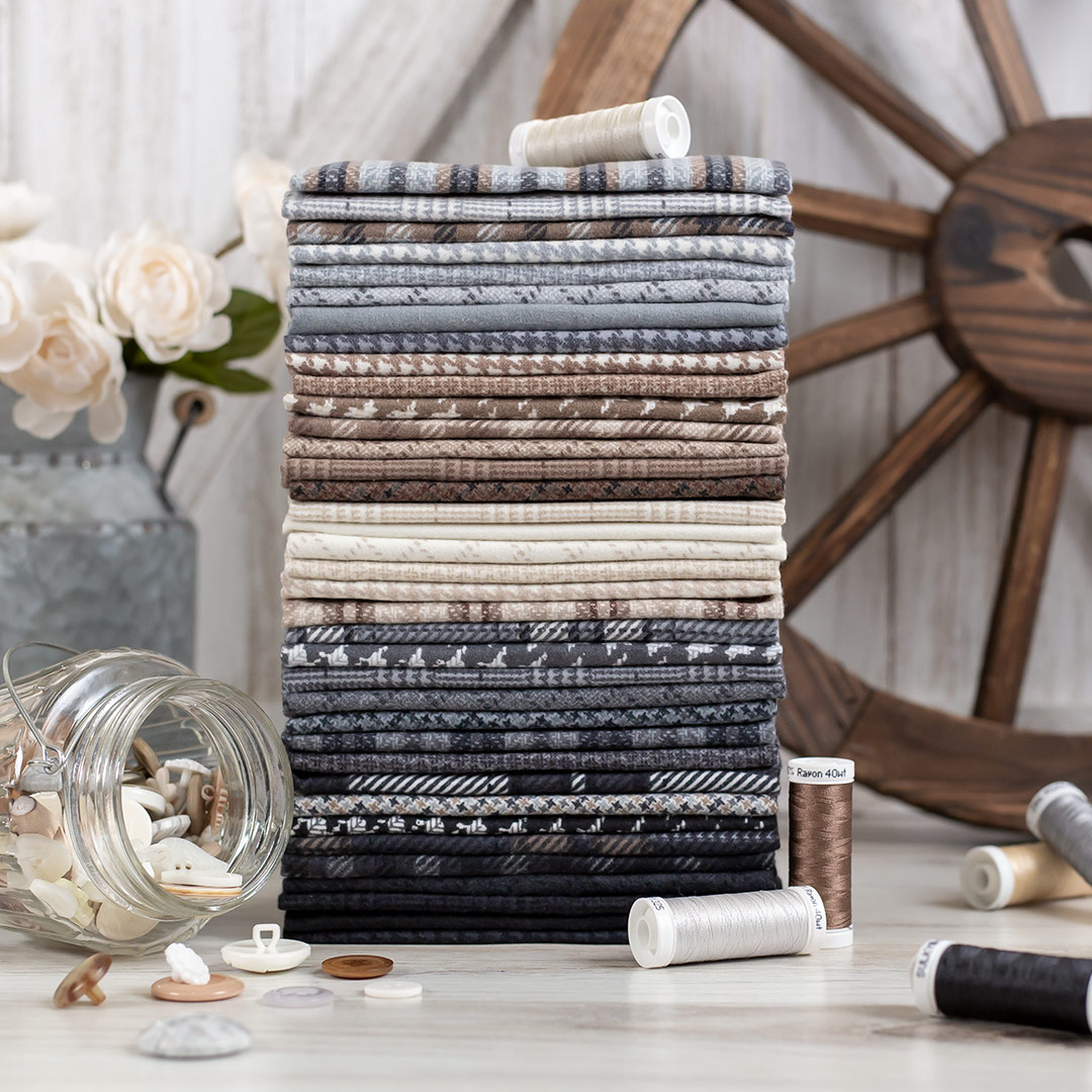 Farmhouse Flannels III by Primitive Gatherings for Moda Fabrics