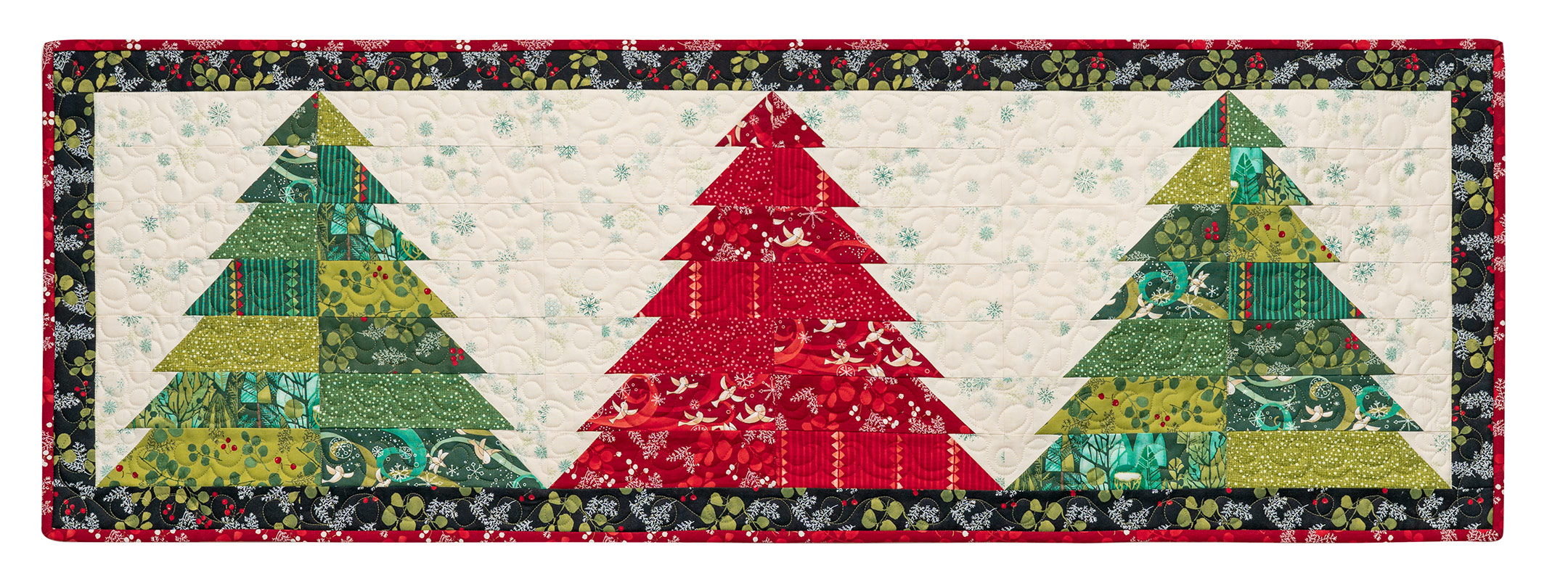 Tree Farm Table Runner - Winterly