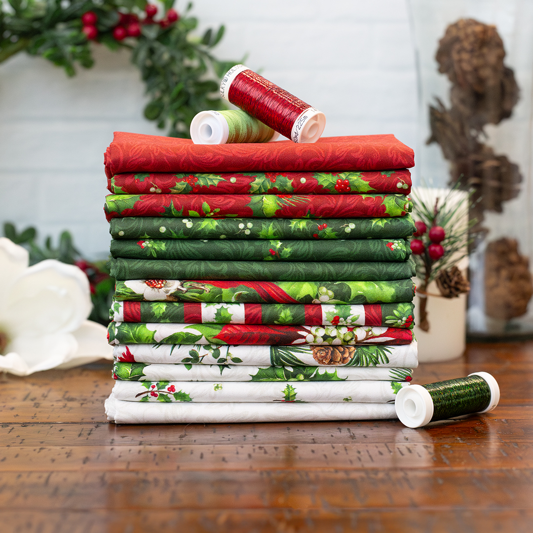 Yuletide Traditions by Deborah Edwards for Northcott Fabrics