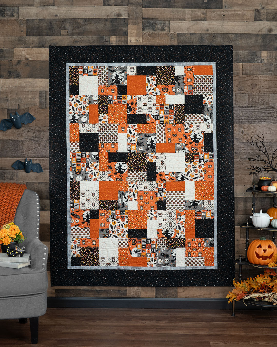 Easy as ABC and 123 Quilt Kit - Witching Hour